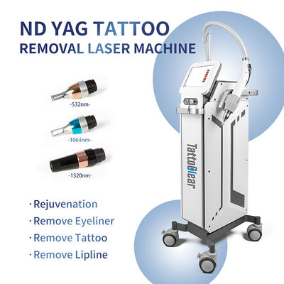 1320nm 1064nm 532nm Q Switch Nd Yag Λαζερική μηχανή αφαίρεσης τατουάζ